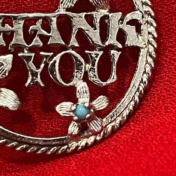 Silver Pendant – Thank you - Picture 4 of 5
